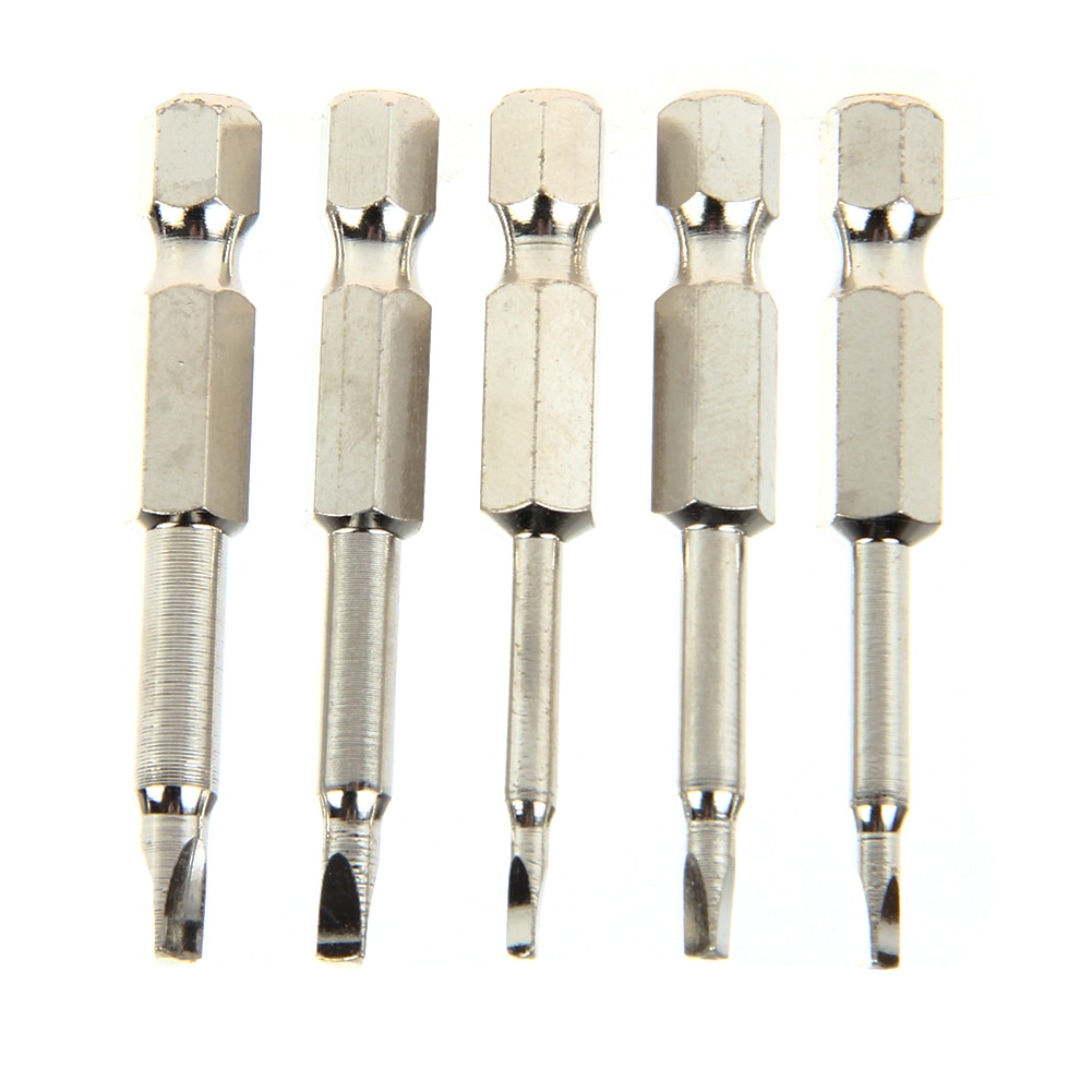 Brand 5Pcs/Set Magnetic Triangle Head Screwdriver Bits S2 Steel 1/4 Hex Shank 50mm Best Price