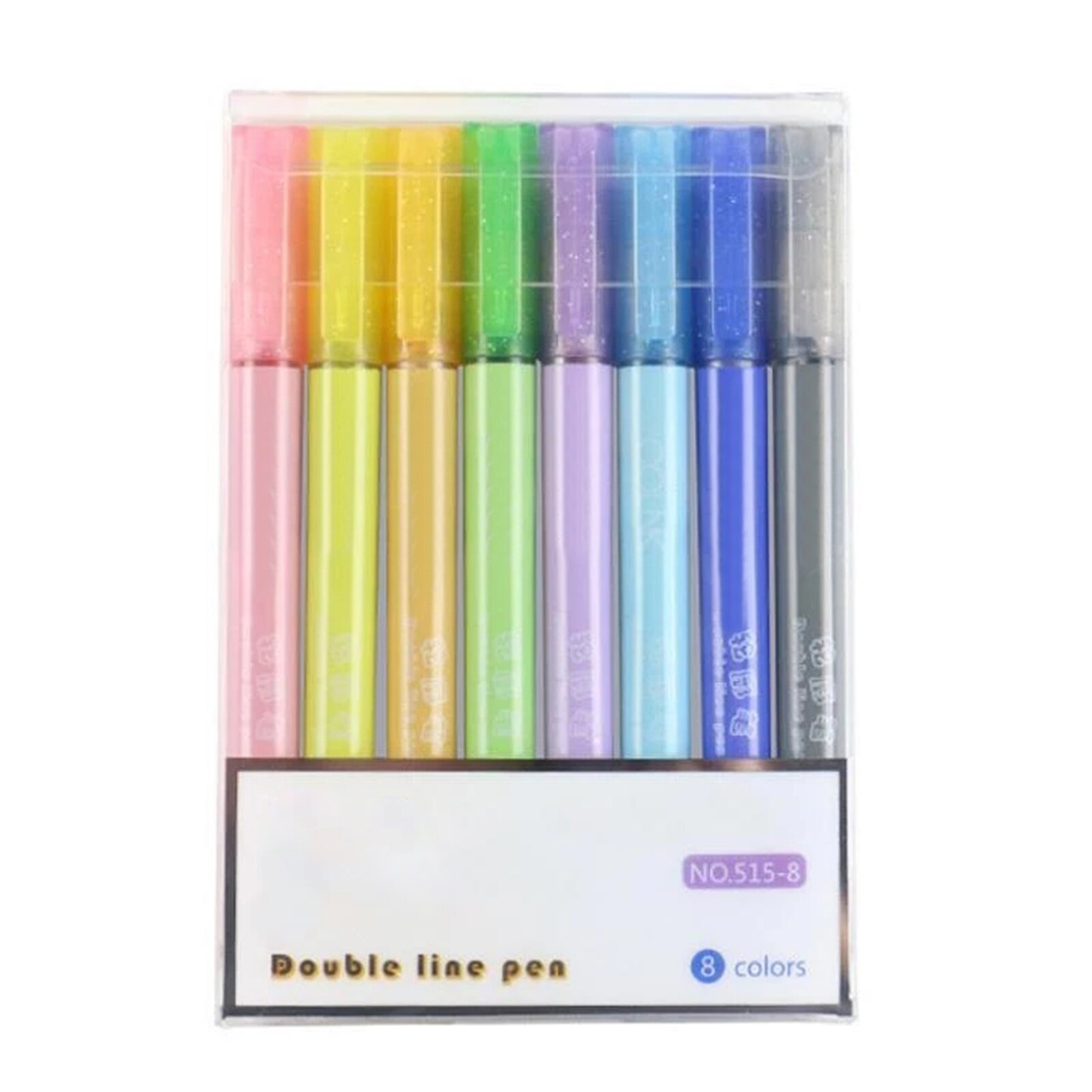 8/12pcs Marker Pen for Highlight Writing Taking Notes Drawing DIY Art Projects Kids Adult Paint By Number Pens &amp; Brushes TB: 8pcs