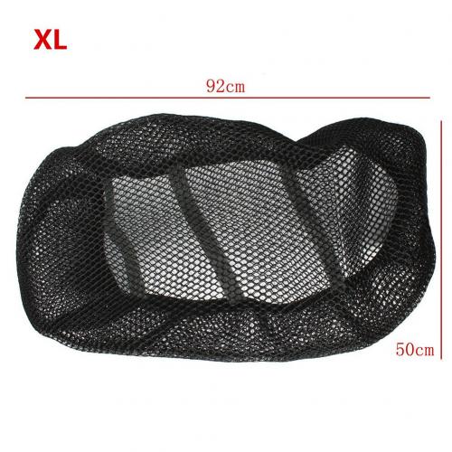 Summer Cool 3D Mesh Motorcycle Seat Cover Breathable Sun-proof Motorbike Scooter Seat Covers Cushion For Yamaha Suzuki: XL