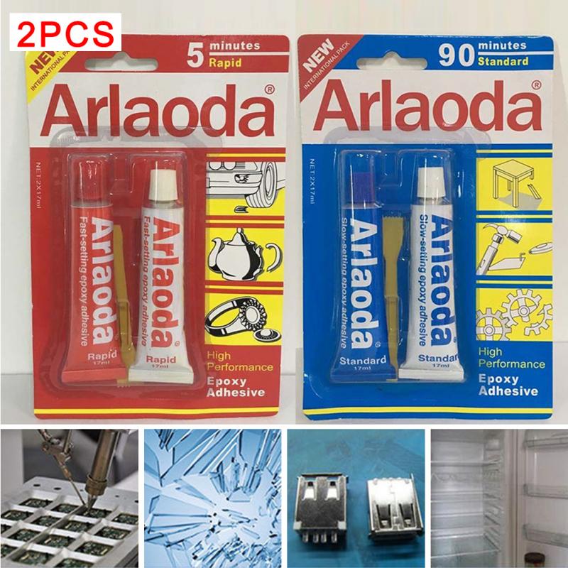 2 minuten aushärtung Super flüssigkeit Araldite 2 stücke/einstellen 5/90 Minuten Metall Klebstoff Schreibwaren AB Epoxid AB Leim #0221