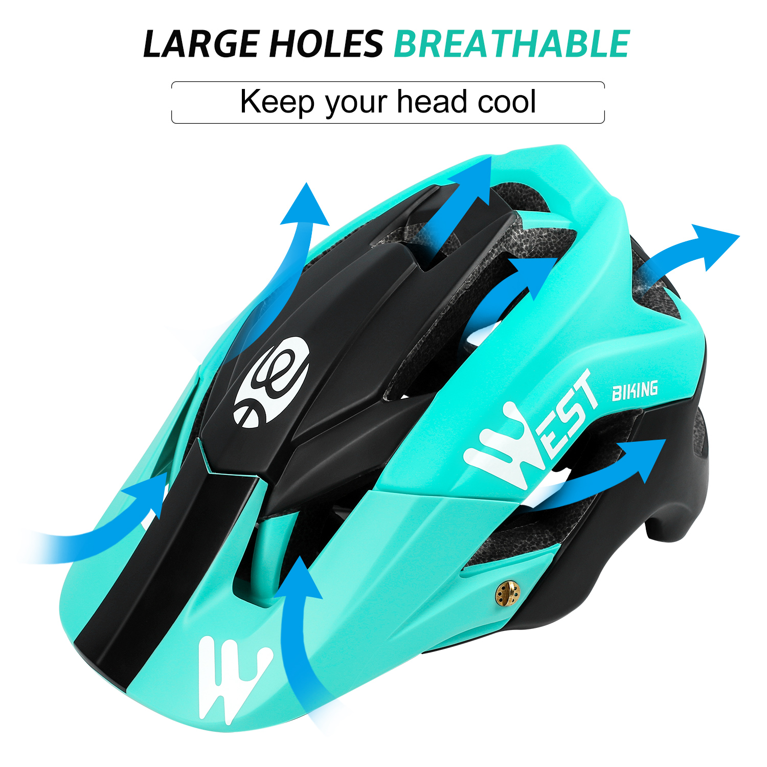 Casque vélo - color12[F39] - léger et respirant - unisexe - Sport
