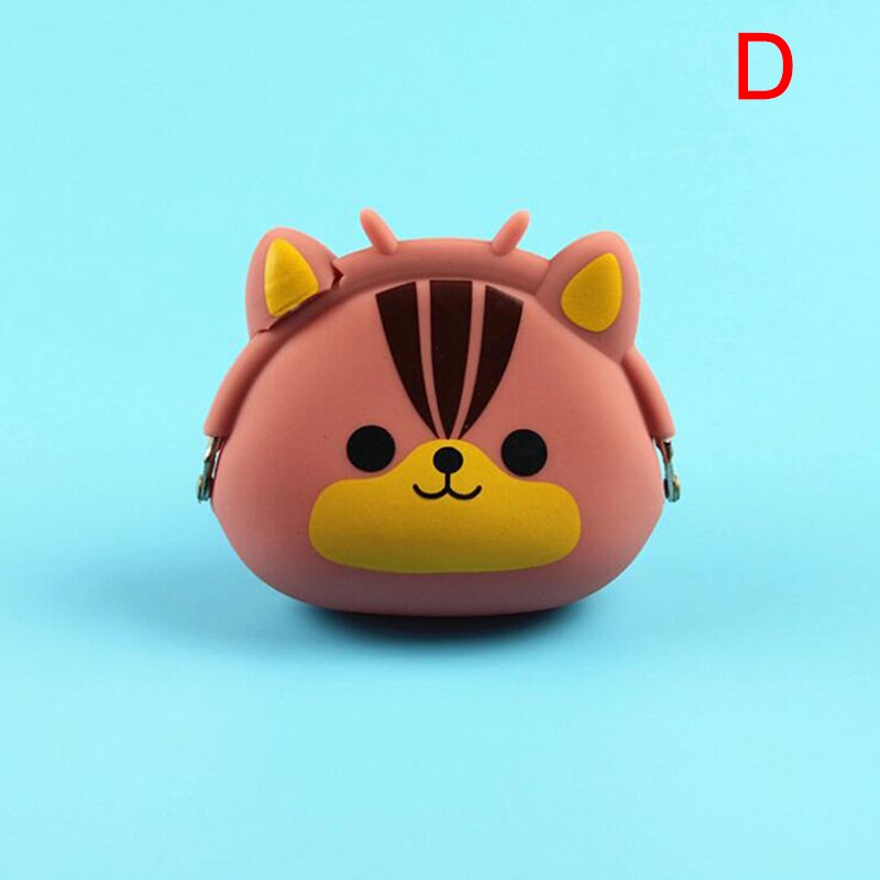 Meisjes Mini Siliconen Portemonnee Dieren Kleine Verandering Portemonnee Portemonnee Vrouwen Sleutel Portemonnee Tas Voor Kinderen Kids: D