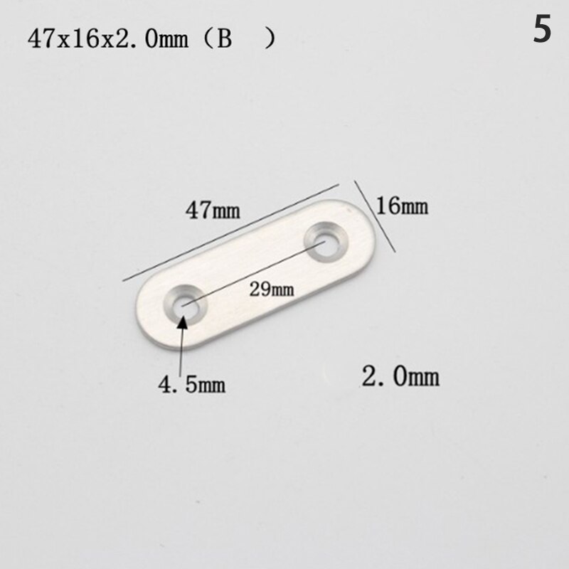 1/2/10pcs Stainless Steel Connector of Straight Iron Sheet Angle Cabinet Corner Code