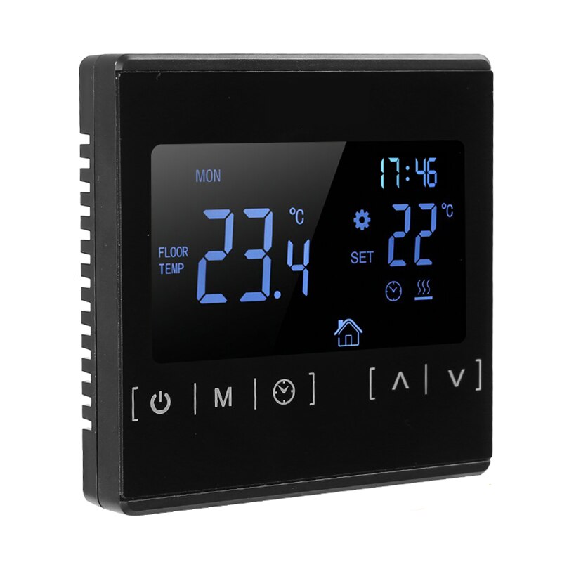110V 120V 220V Programmable Temperature Controller Warm Floor WiFi Thermostat with Sensor