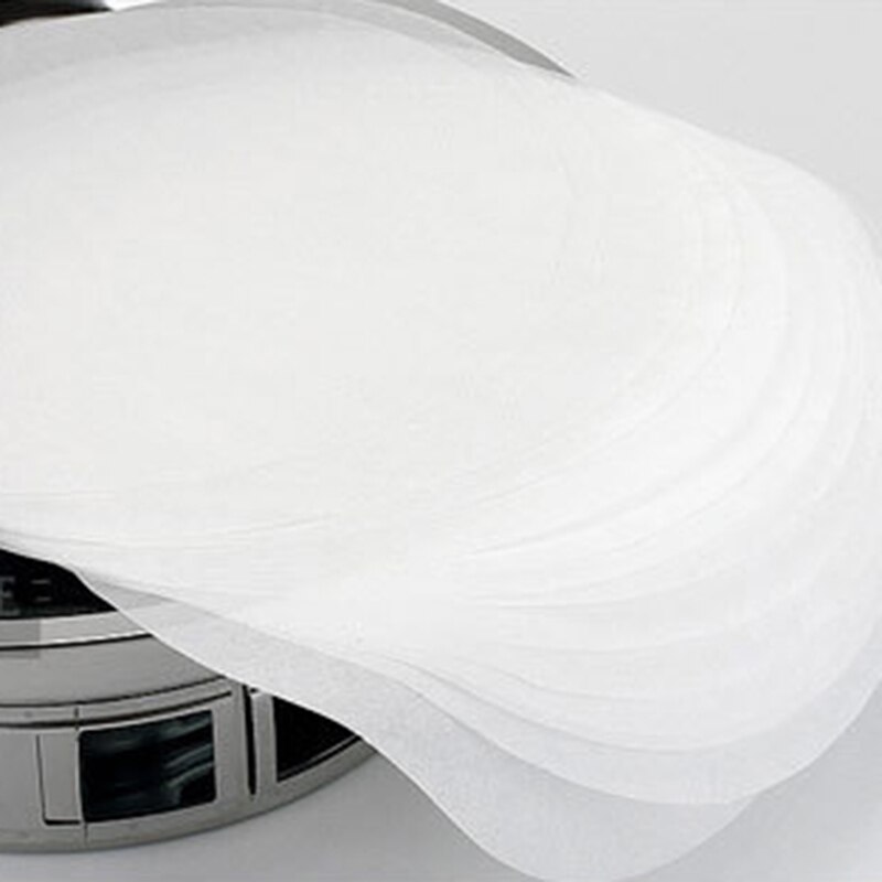 100 stk 13cm/20cm bagepapir non-stick ovn bagepapir cirkler papir liners passer til 6/8 tommer runde kagepander