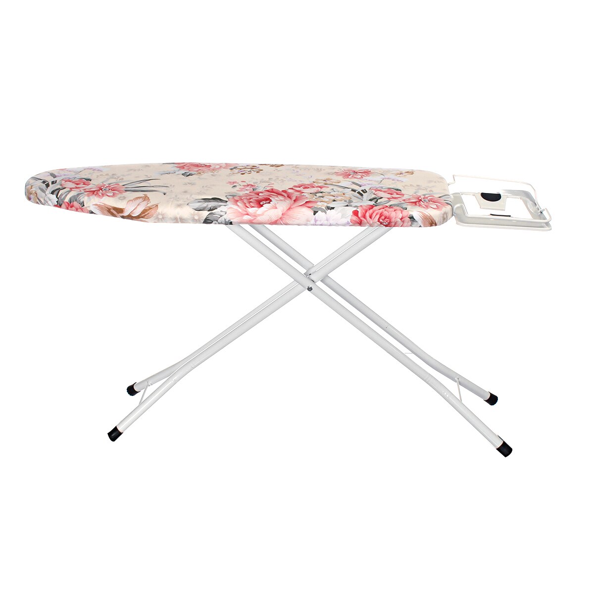 Adjustable Height Ironing Board Table Stand Portable Folding Space Saving Elasticated Household Ironing Board Heat Non-Slip