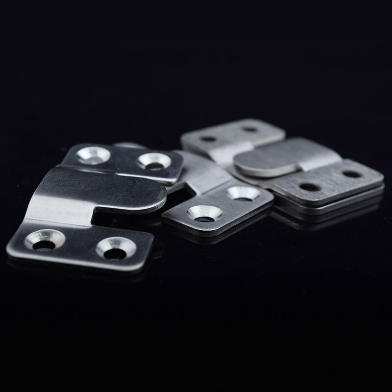 20 st/lot rostfritt stål eller järn förreglade infälld krok ram bilder krokar hängare