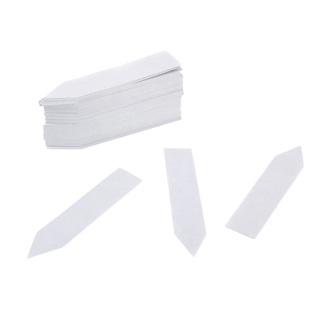 100 Pcs Plastic Plant Zaad Labels Pot Marker Kwekerij Stake Tags 10 Cm X 2 Cm Plant Bloemen Etiket tuin Decora Supply # L5: Default Title