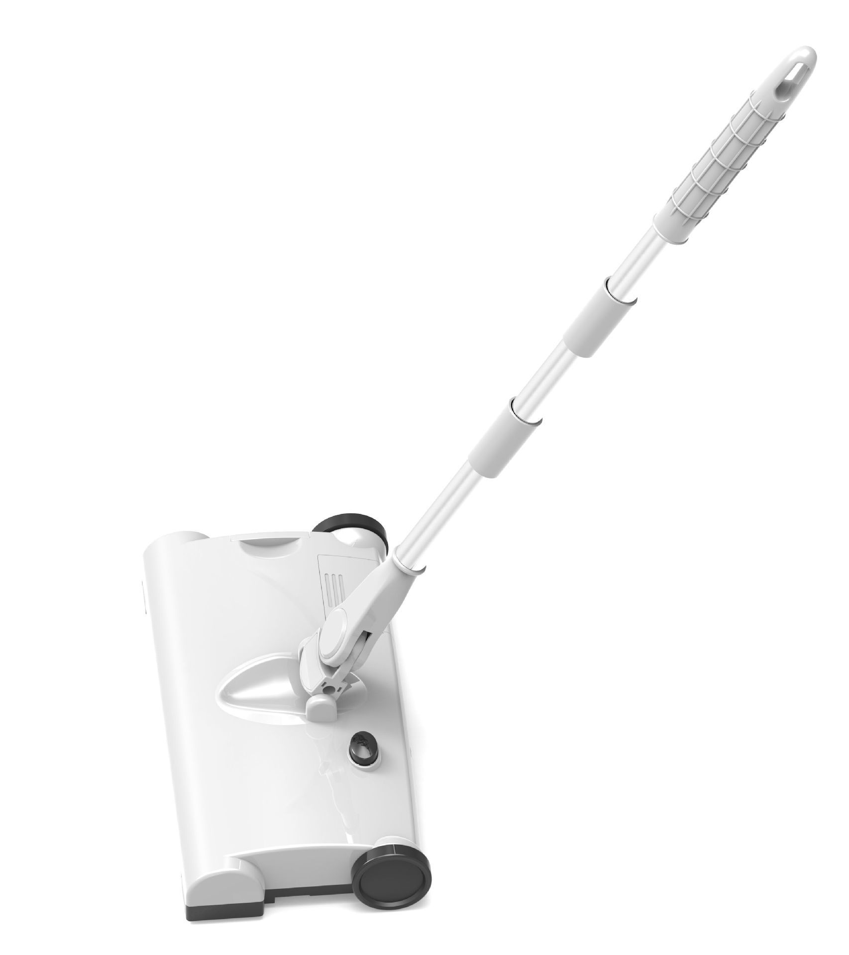 Household Push Sweeper Vacuum Cleaner Wireless Electric Mop Rechargeable Strength Floor Cleaning Machine Handheld: White