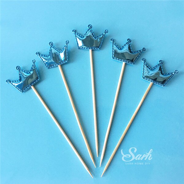 5PCS Pink Pearl Polished Butterfly Cake Topper with Toothpick Cake Decoration for Wedding Birthday Party: CK920H