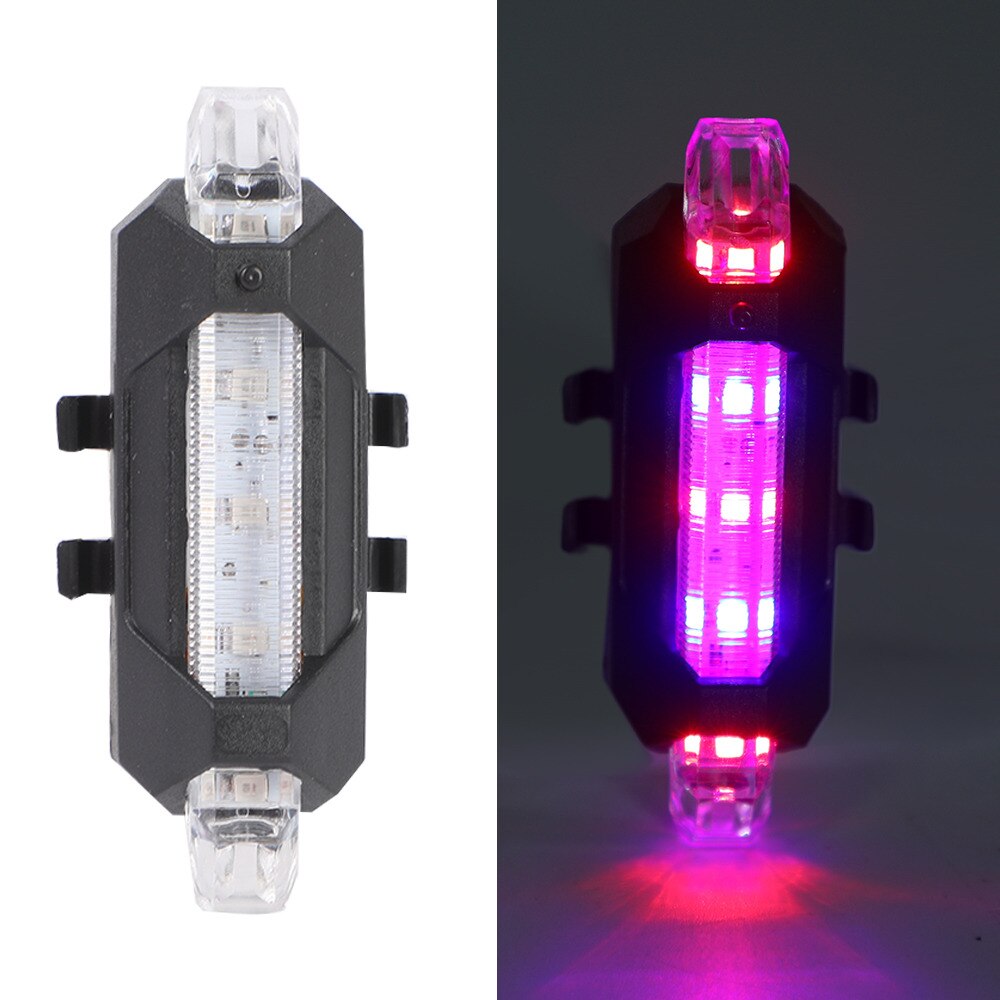 Bike Bicycle Light USB LED Rechargeable Set Mountain Front Back Headlight Lamp Flashlight: 4-05