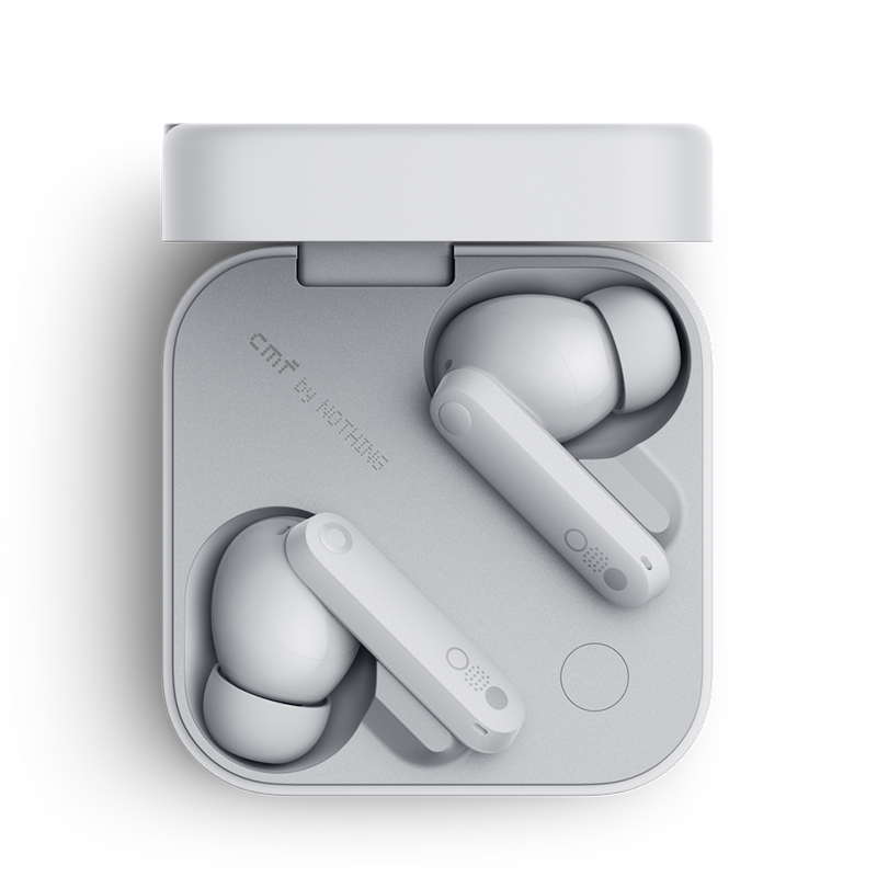 Global Verison Nothing CMF Buds Pro 2 50 dB ANC Up to 11 hrs of non-stop music HiFi sound powered by dual drivers ﻿ 6 HD mics: WHITE