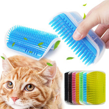 Kæledyrsprodukter katteudstyr kat kæledyr selv groomer børste væg hjørne pleje hår kam massage værktøj katte skraber