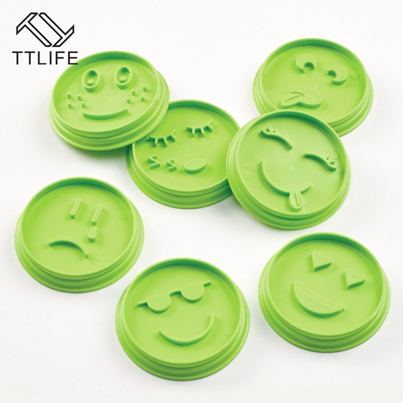 7 Stuk Smiley Siliconen Cookie Cutter Biscuit Mold Fondant Cakevorm Bakken Tools Cortadores De Fondant Cookie Cutters Set