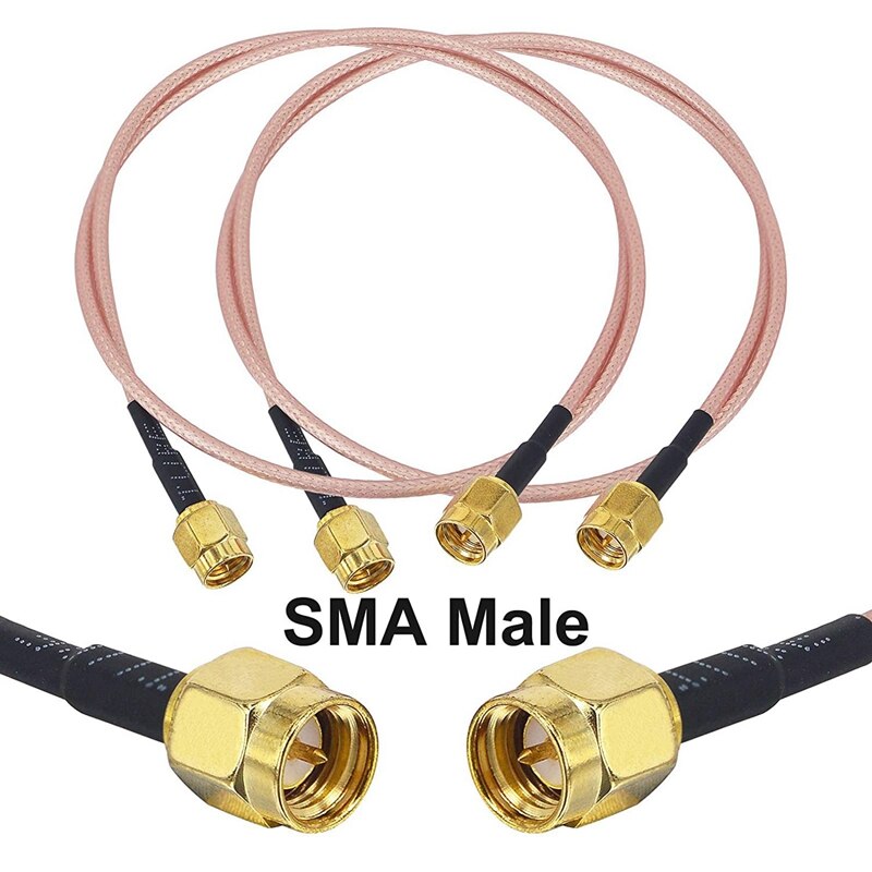 Kabel SMA männlich Wifi Kabel Antenne 50 CM koaxial Kabel SMA männlich zu SMA männlich koaxial Verbinder SMA männlich RG316 SMA männlich