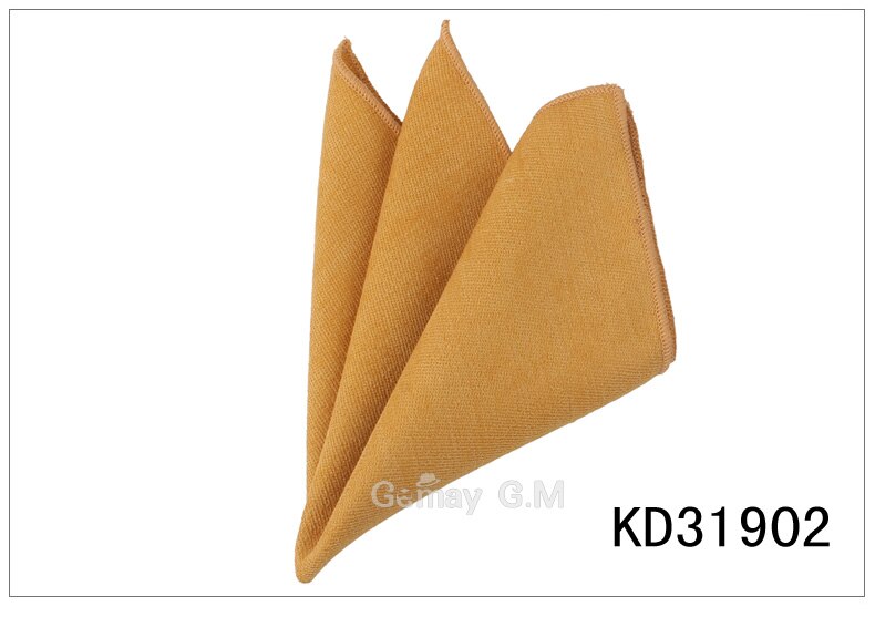 Solid Cotton Pocket Square For Men Suits Hanky Mens Handkerchiefs Casual Suit Square Handkerchief Towels For Party Scarves: KD31902