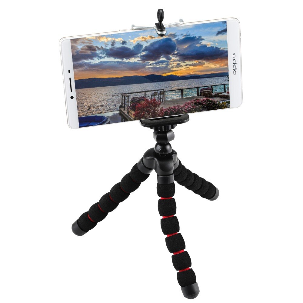 SCHIETEN Draagbare Kleine Octopus Statief voor Voor iPhone X 6 7 6S Samsung Vivo Huawei Xiaomi redmi note Mobiele Telefoon met Telefoon Clip