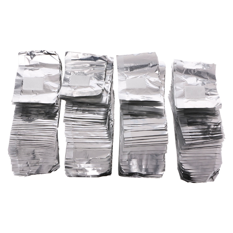 50-200 Stuks Nagels Aluminiumfolie Nail Soaking Acryl Gel Polijsten Tas Remover Creatieve Populaire Praktische Wraps Nail Ontvetter