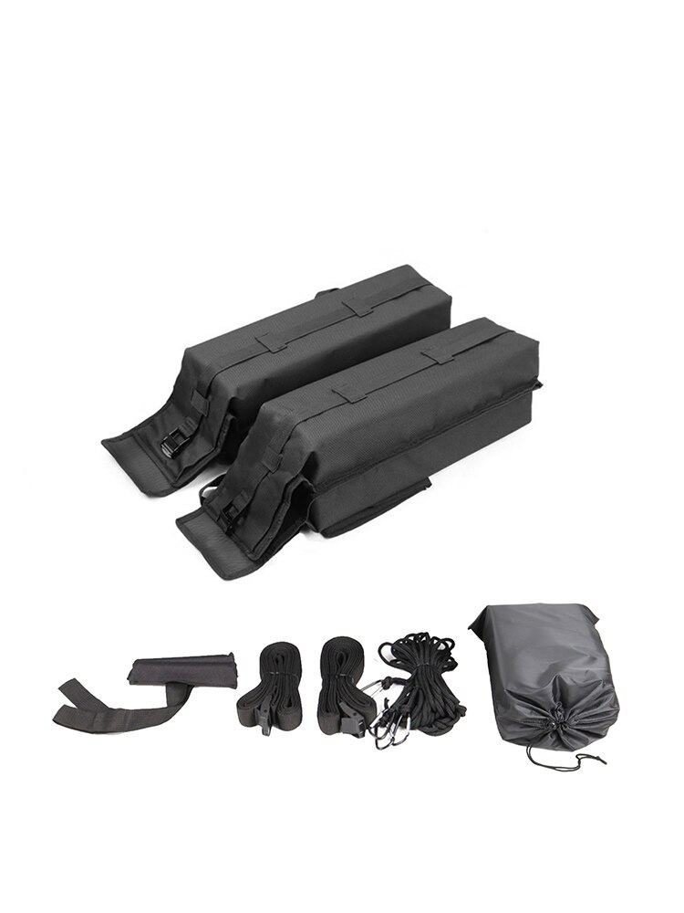 Universal Car Roof Rack Space Saving Easy To Install Car Roof Luggage Rack Soft Roof Strips To Fix Kayaks Surfboards On The Roof