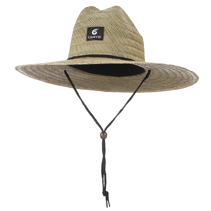 1PC/2pz Nuove Donne Cappello di Salvataggio di Paglia di proprietà Spiaggia Cappello Da suola tutto'aperto Della Boemia Della signora di Modo fedora Cappello Panama: Oro