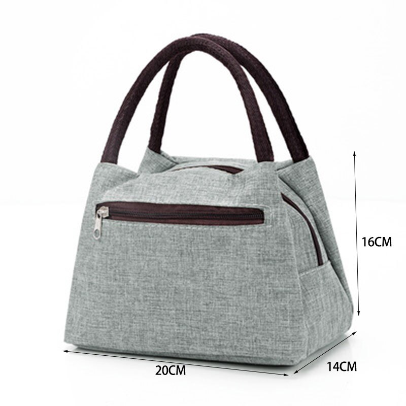 Aosbos Oxford Portable refroidisseur sac à déjeuner toile pique-nique fourre-tout sacs solide thermique isolé sacs à bandoulière pour hommes femmes enfants
