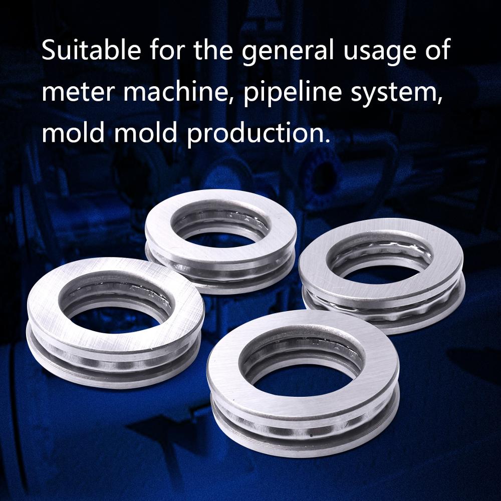 1 pieza Cojinete de bolas de empuje miniatura de alta precisión Metal Axial rodamiento de bolas de velocidad rápida 10mm/12mm/15mm/17mm/20mm/25mm/30mm opcional