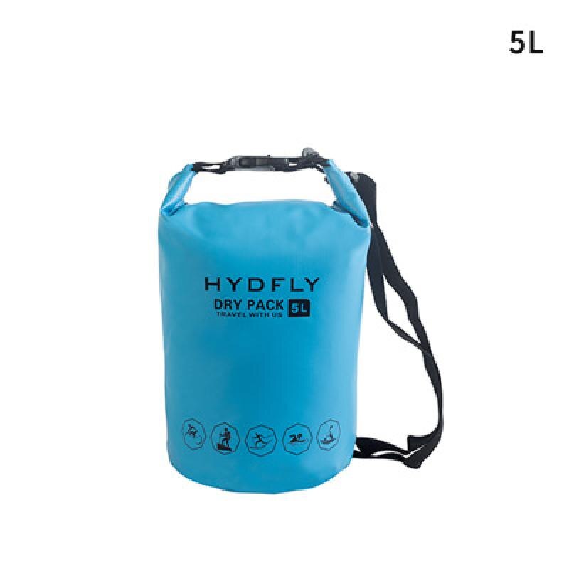 1 stuk water sport reddingsboei zwem reddingsboei drijfzak waterdichte pvc opblaasbare zwemboei lucht droog sleep zeil drijfzak: Blauw