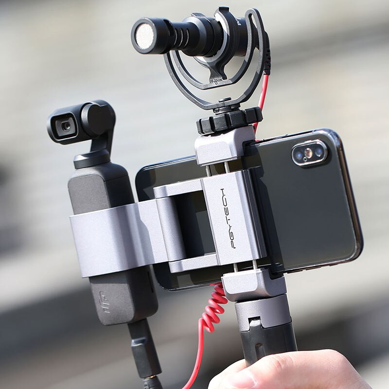 PGYTECH do akcesoriów Dji Osmo Pocket/Osmo Action przez uniwersalne mocowanie statywu Mini uchwyt Mini futerał do przenoszenia oryginalny w magazynie