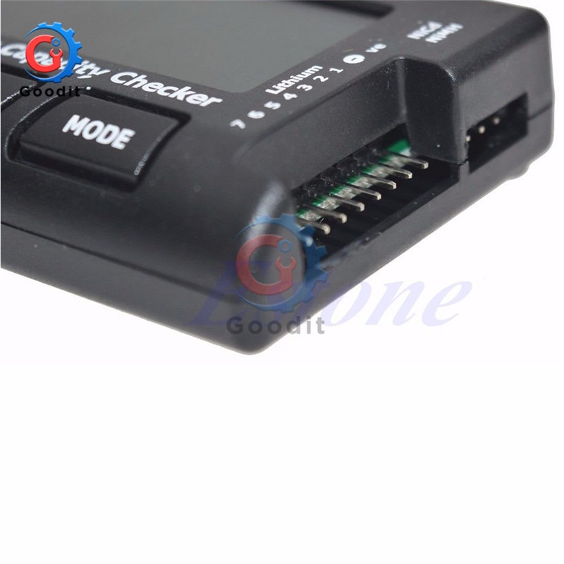 7 Digital Battery Capacity Checker LiPo LiFe Li-ion Nicd NiMH Battery Voltage Tester Checking Capacity Controller