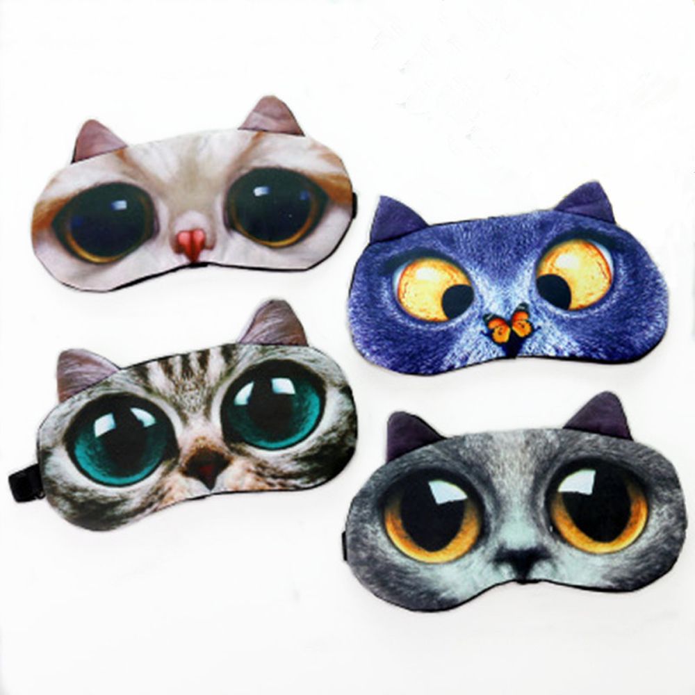 1 pc oeil aide à la vue Patch repos drôle yeux ombre réglable sommeil & ronflement 3D mignon Animal vue oeil dormir