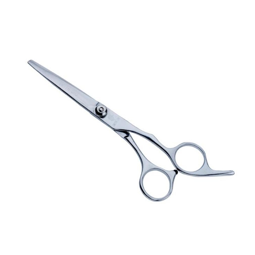Hairdressing scissors Flat shears bangs shears scissors thinning scissors combination set Bright silver