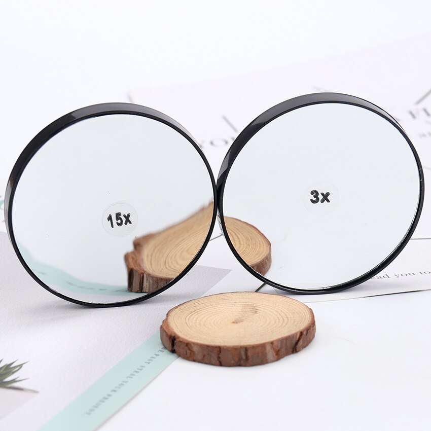 Makeup Mirror 3/5/10/15X Magnifying Mirror With Two Suction Cups Cosmetics Tools Round Mirror Magnification