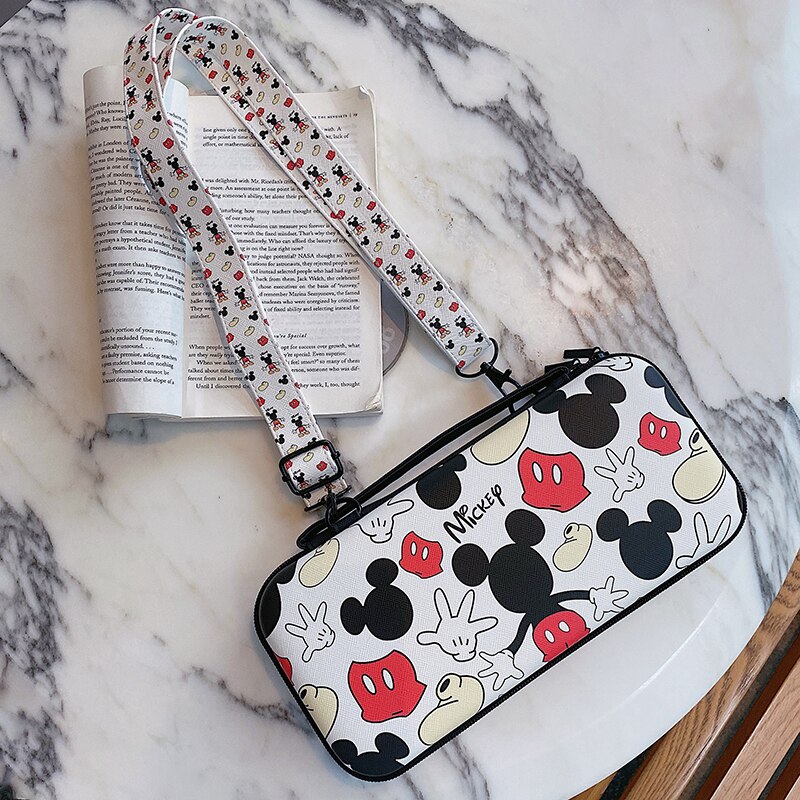 Cartoon Cute torba do przechowywania na suwak do konsoli Nintendo Switch konsola do gier Shell Cover Kawaii Travel futerał ochronny nowy prezent: K13