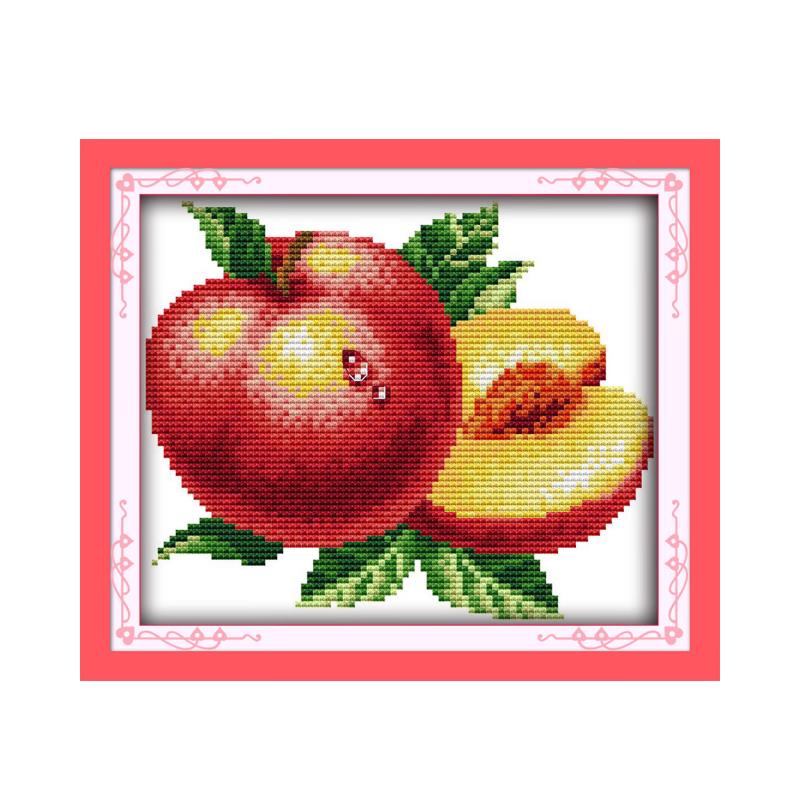 Water sinaasappels druif fruit kruissteek kit fruit nog count print DMC kleur 14ct 11ct borduurwerk DIY handgemaakte handwerken