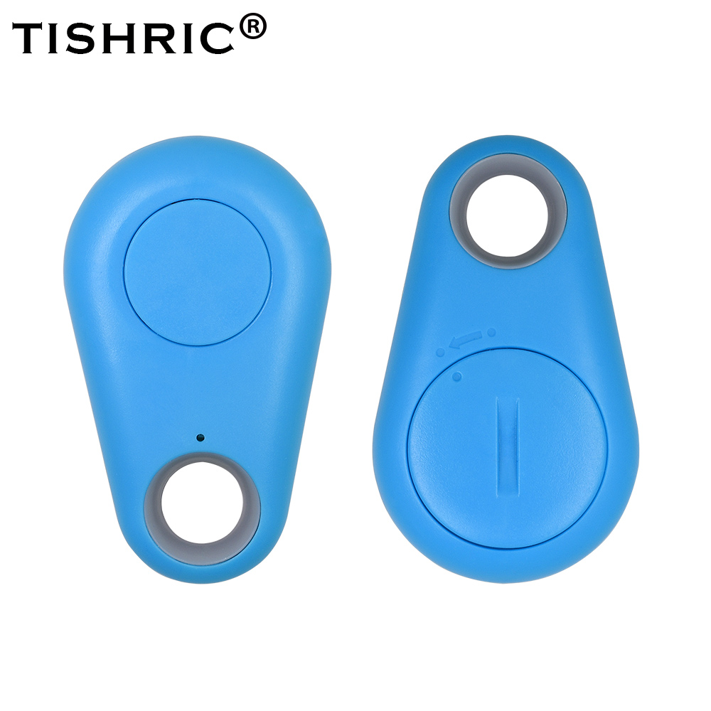 TISHRIC 2PCS 4PCS Wireless Wallet Key Finder Smart Remote Control Anti Lost Keychain Bluetooth Tracker Tags Keyfinder: 2pcs-Blue