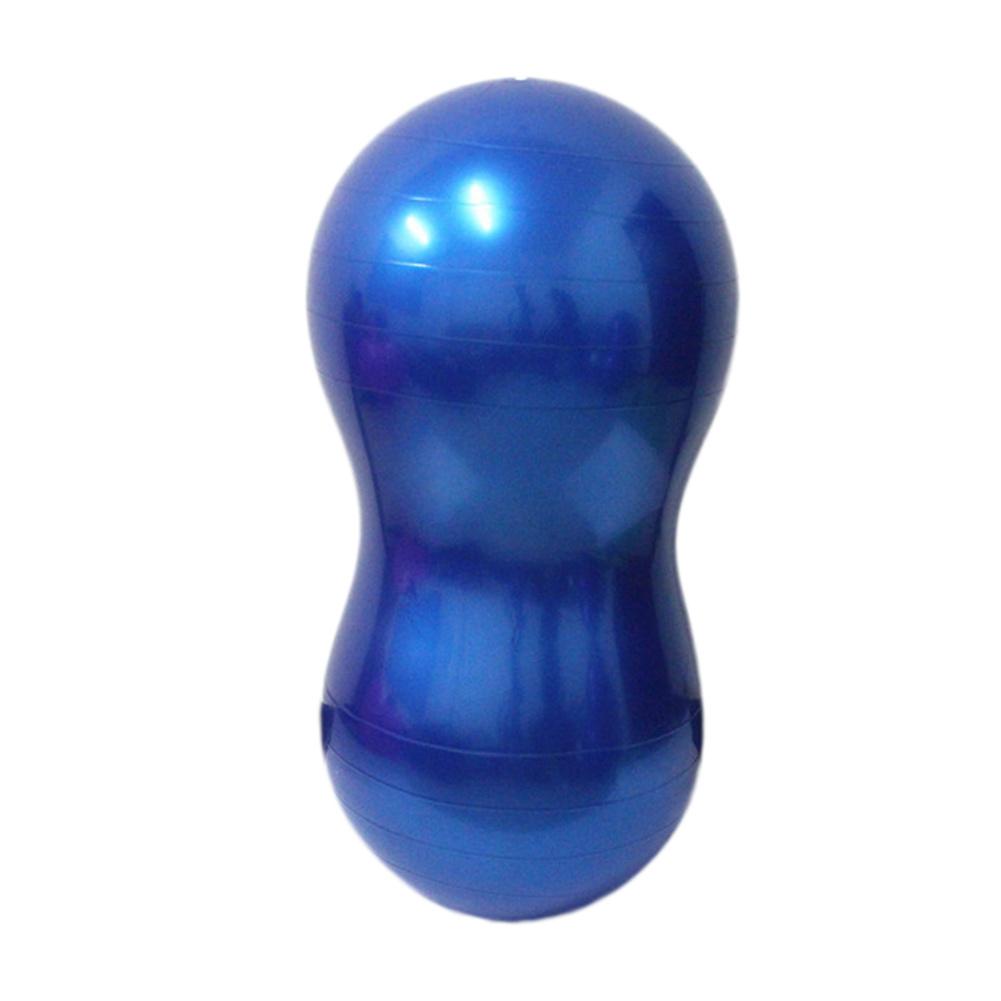 Capsule anti-Explosion épaisse, boule de Pilates, entraînement de rééducation pour personnes âgées, Fitness, Yoga, arachide avec pompe: Blue