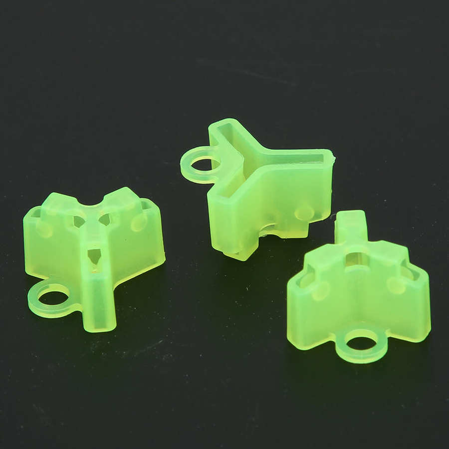 50Pcs Triple Haak Covers Lichtgewicht Accessoires Met Slots Mouwen Tool Protector Caps Vissen Out Haak Cover Veiligheid Treble