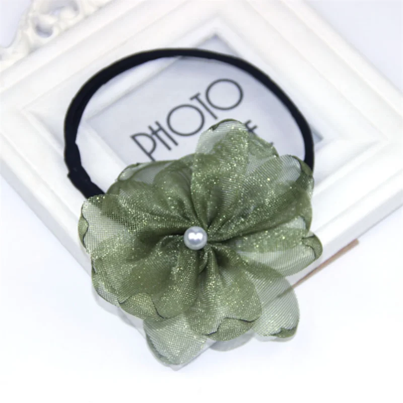 Donut de cristal Floral Updo para mujer, palo de pelo fácil de hacer moños, placa de bricolaje, diadema flexible, accesorios para el cabello,