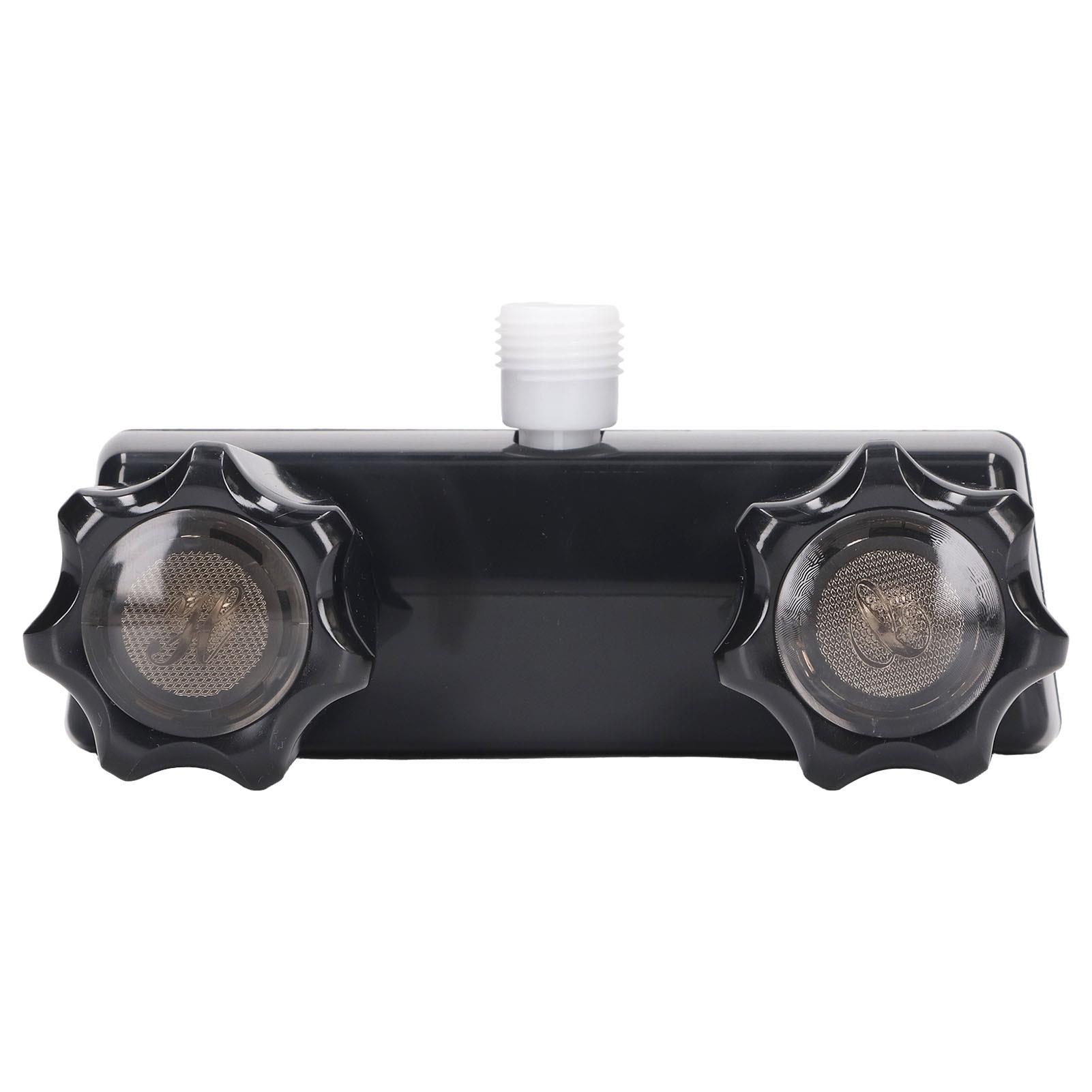 Rubinetto per doccia per camper con doppi manopole e deviatore - Controllo miscelatore per camper e camper