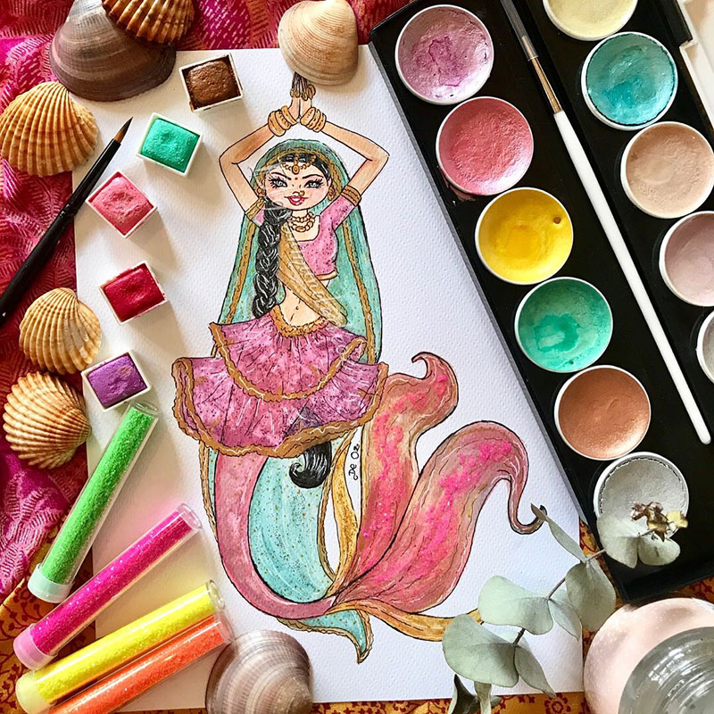 Prima de Marketing pigmento sólido de acuarela 12 plancha de colores caja portátil acuarela pintado a mano pintura fresca ilustración a mano