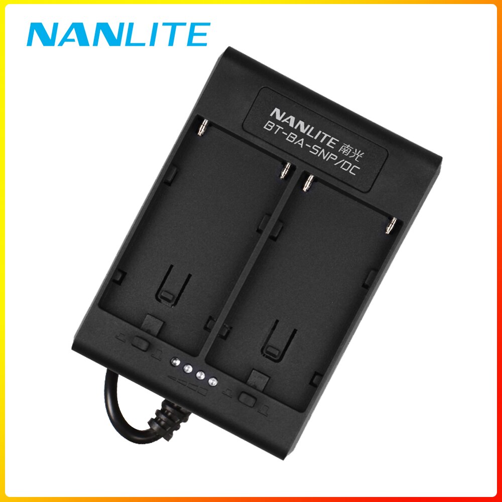 Nanlite BT-BA-SNP/Dc 15V NP-F Serie Batterij Adapter Met Dc Socket Voor Forza60 Litolite 28F