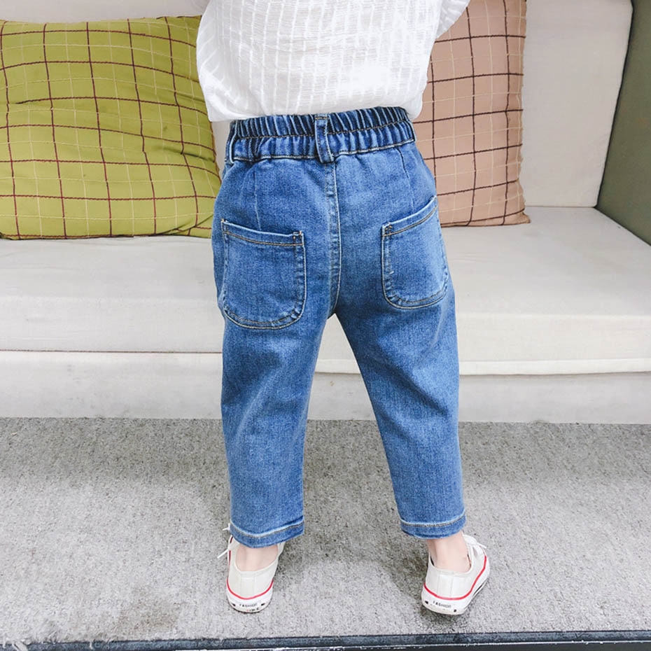 Vaqueros para niña, pantalones vaqueros coloridos con botón Fly chico s para chicas, pantalones vaqueros informales de estilo chico, ropa de primavera otoño para chicas