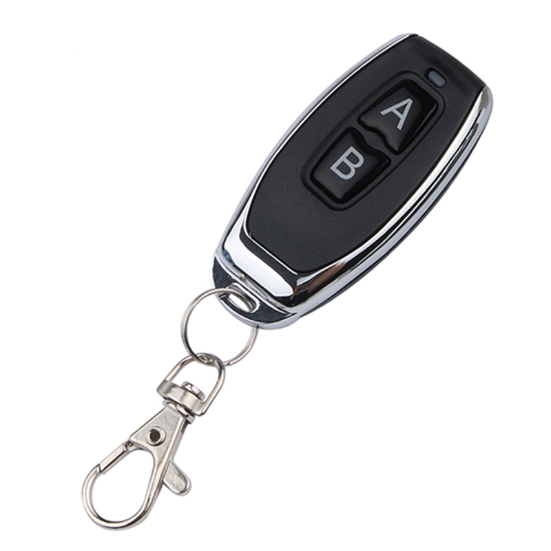 Universal 433Mhz RF Remote Control Copy 4 Channel Cloning Duplicator Key Fob A Distance Learning Electric Garage Door Controller: Default Title