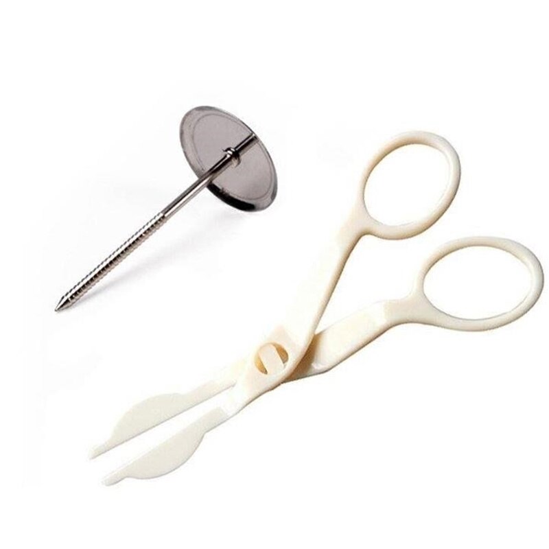 Baking Accessories Pastry Tools Cake Nails Set Icing Modeling Rose flowers Cake Buttercream Supplies Cake Scissors: set2