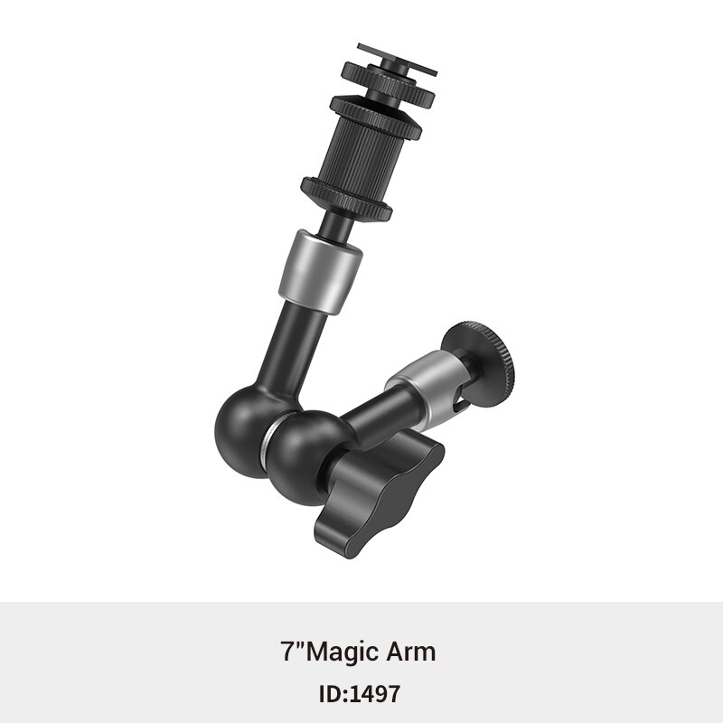 Smallrig Instelbare Wrijving Scharnierende Magic Arm 7 &quot;/11&quot; Lange Met Koud Schoen Mount &amp; Standaard 1/4 &quot;-20 Schroefdraad Adapter: 7 inch Arm