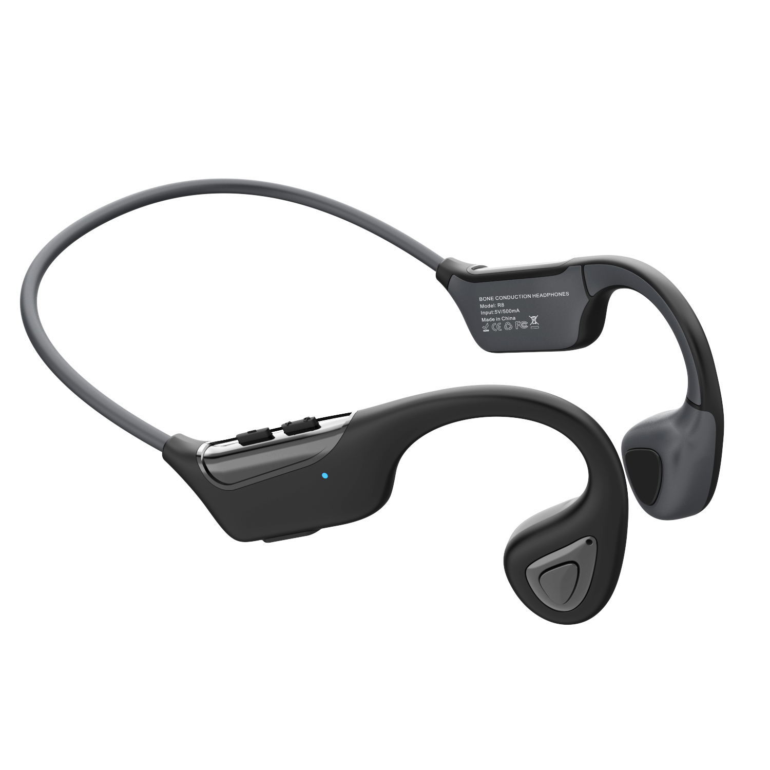 PARAMITA Real Bone Conduction Bluetooth Headphone Wireless BT5.3 Waterproof Sports Headset with Mic for Workouts Running Driving: Default Title