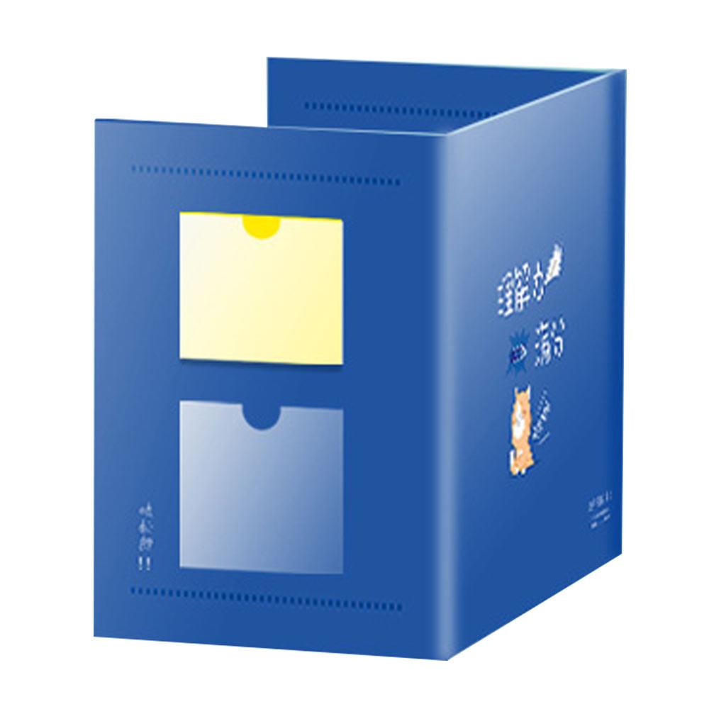 Coated Paper 96*33cm Grid Baffle Isolation Board Practical Restaurant Fold School Durable Safety Scale Eat Learn