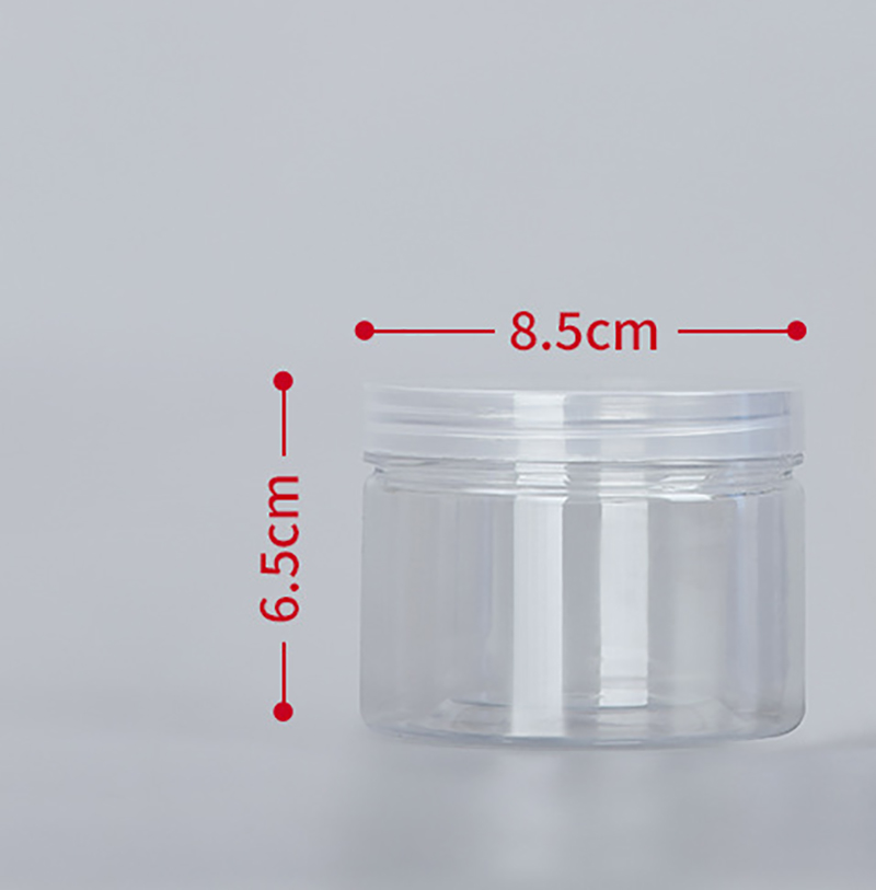 Transparenter versiegelter Tank Lebensmittel versiegeltes Glas mit Deckel Kunststoff kreisförmige Aufbewahrung eimer Dosen Nussglas Sonstiges Getreide tank: Brown