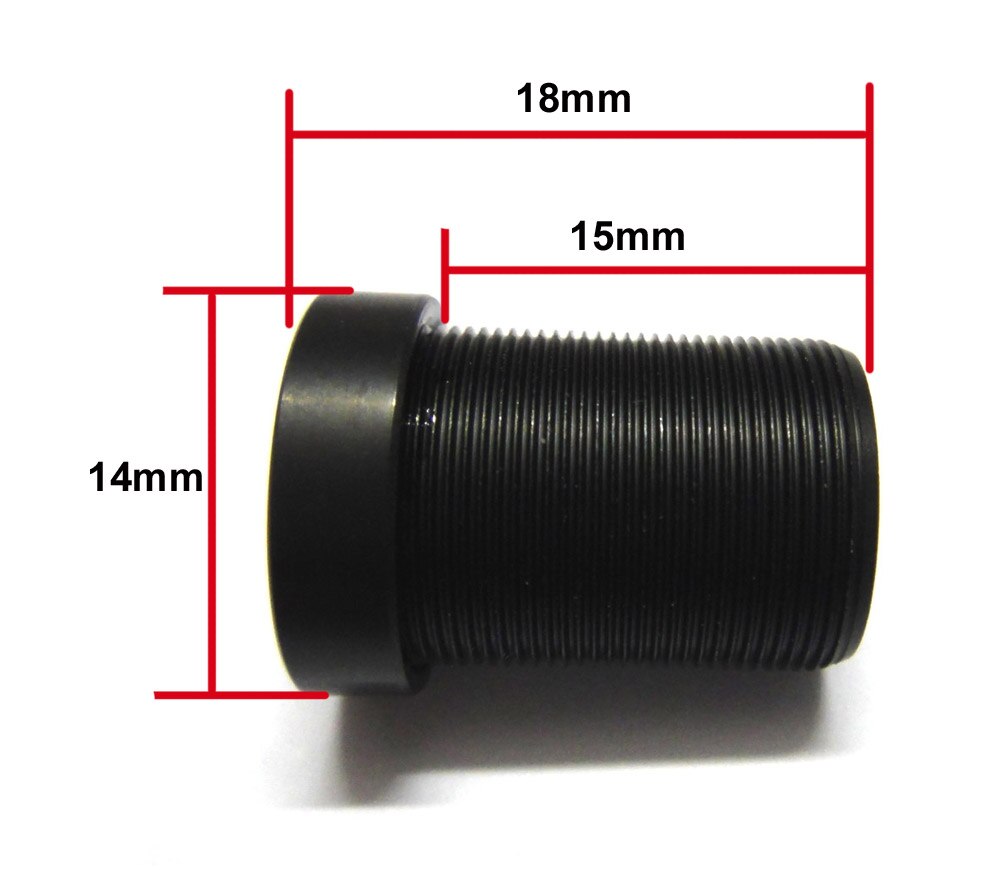 2pcs 1.8mm 160 Degrees Wide Angle CCTV Lens Camera IR Board Fixed for 1/3" &amp; 1/4" CCD