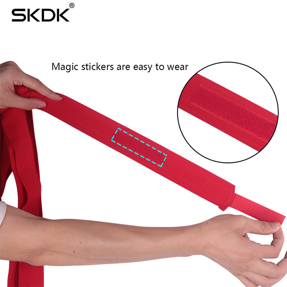 Bande de boxe SKDK MMA, boxe et Muay Thai bande élastique pleine articulation, protection du poignet coton/spandex WBD